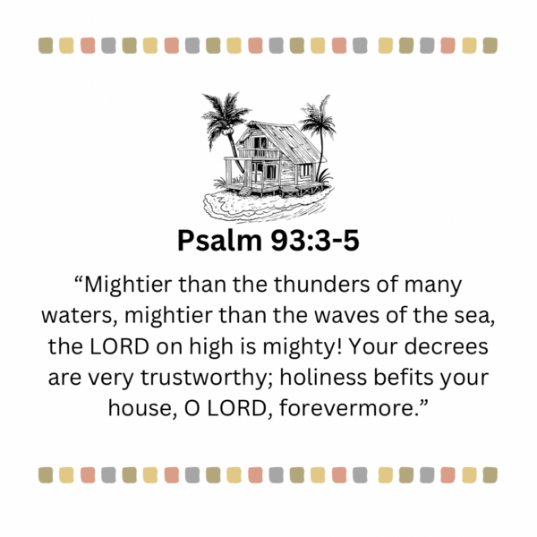 Psalm 93:3-5 Beach Cottage - Image 4